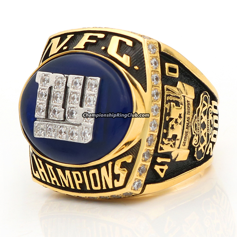 2000 New York Giants NFC Championship Ring/Pendant (C.Z. Logo)